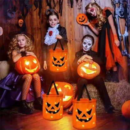 LED Halloween Trick or Treat Bucket