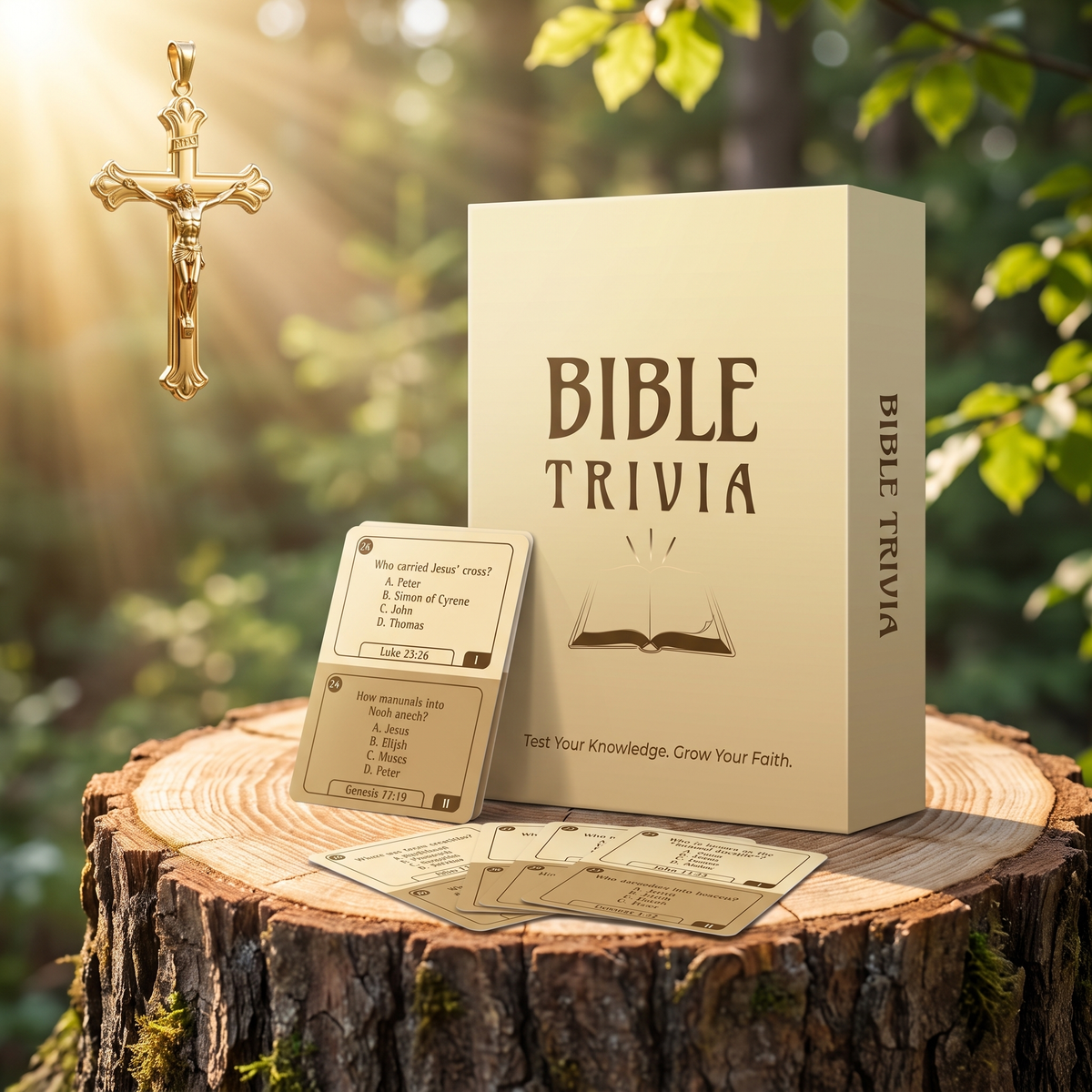 Bible Trivia Family Card Game