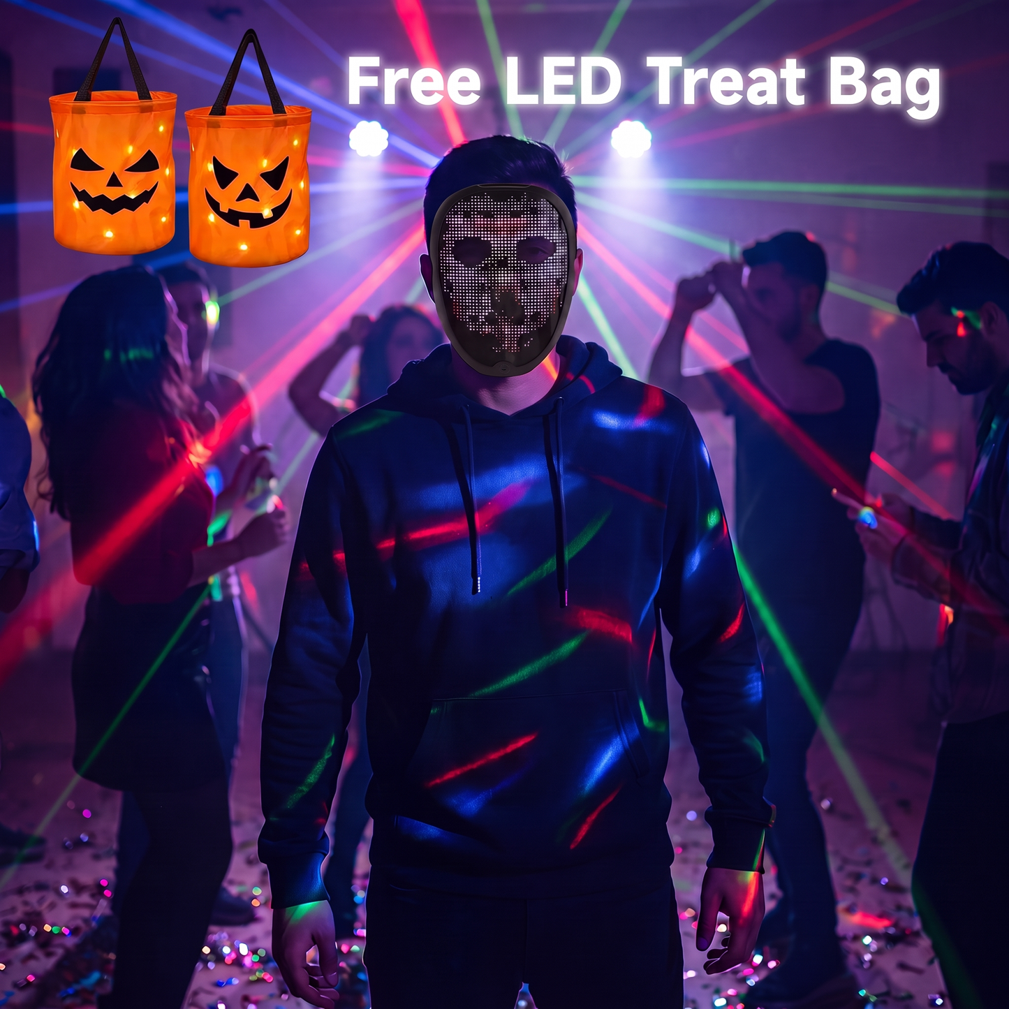 Halloween LED Mask App Controlled